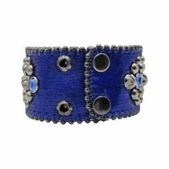 Trojan Cuff - Sapphire Blue - B.B. Simon® -B.B Simon pixelcut 13 2