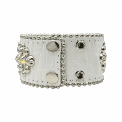 Trojan Cuff - White AB - B.B. Simon® -B.B Simon pixelcut 14 2