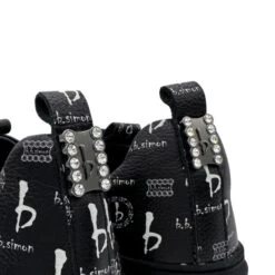 BB Pattern Shoes - Black/Black - B.B. Simon® -B.B Simon pixelcut 22 5 1
