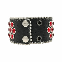 Khayyam Cuff - Black/Red - B.B. Simon® -B.B Simon pixelcut 6 2