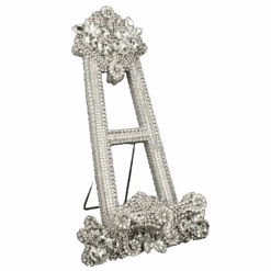 BB Simon Clear Swarovski Crystal Open Book Stand Easel Decorative Display Home And Wedding Decor