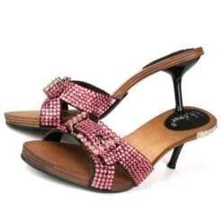 BB Simon Rose Swarovski Crystal Rhinestone Womens Shoes Pumps Heels -B.B Simon products bbsimon shoes 3881 rose 2