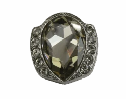 CRYSTAL DOOR KNOB 09-BD-BLACK