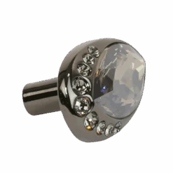 Crystal Door Knob -B.B Simon products love KNO 04 BD BLACK 2 1