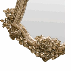 BB Simon Designer Crystal Gold Mirror 6 BB Simon Designer Crystal Gold Mirror -B.B Simon products m 200 gold bb simon gold large bling mirror 3 1