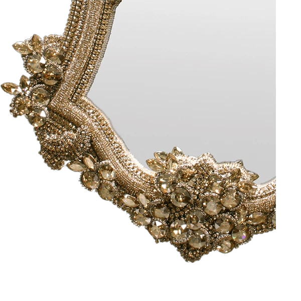 BB Simon Designer Crystal Gold Mirror 3 BB Simon Designer Crystal Gold Mirror - Image 3