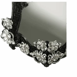 BB Simon Large Ornate Designer Bling Mirror 5 BB Simon Large Ornate Designer Bling Mirror -B.B Simon products m 200 jet bb simon clear crystal large mirror 3 1