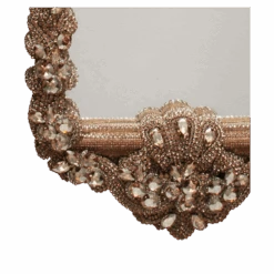 BB Simon Home Rhinestone Sparkling Mirror -B.B Simon products m 201 gold bb simon ornate jeweled swarovski mirror 4 1
