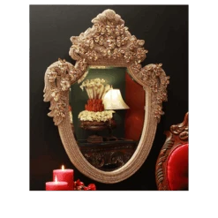 BB Simon Handmade Jeweled Wall Mirror -B.B Simon products m 202 bb simon gold framed wall bling mirror 4 1