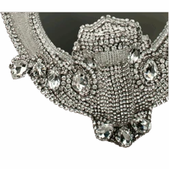 BB Simon Framed Tall Jewels Bling Mirror -B.B Simon products m 204 bb simon tall clear crystal bling mirror 3 1