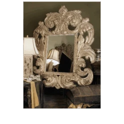 BB Simon Unique Gold Handmade Crystal Mirror -B.B Simon products m 207 27 bb simon designer gold metal diamond mirror 4 1