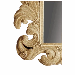 BB Simon Unique Gold Handmade Crystal Mirror -B.B Simon products m 207 27 bb simon designer gold metal diamond mirror 6 1