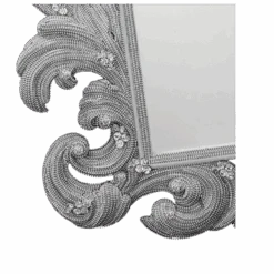 BB Simon Shimmering Clear Crystal Mirrors -B.B Simon products m 207 bb simon ornate home bling mirrors 3 1