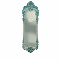 BB Simon Designer Sparkling Turquoise Bling Mirror