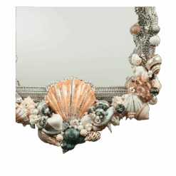 BB Simon Jeweled Coastal Inspired Mirror -B.B Simon products m 307 sh bb simon dazzling bling california mirror 4 1 1