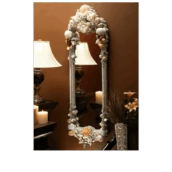 BB Simon Jeweled Coastal Inspired Mirror -B.B Simon products m 307 sh bb simon dazzling bling california mirror 5 1 1