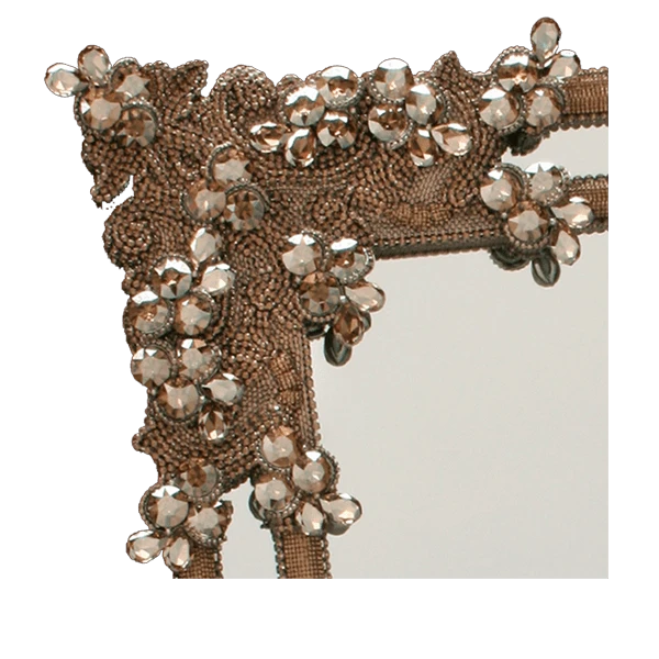 BB Simon Delicate Fashion Crystal Wall Mirror 2 BB Simon Delicate Fashion Crystal Wall Mirror - Image 2