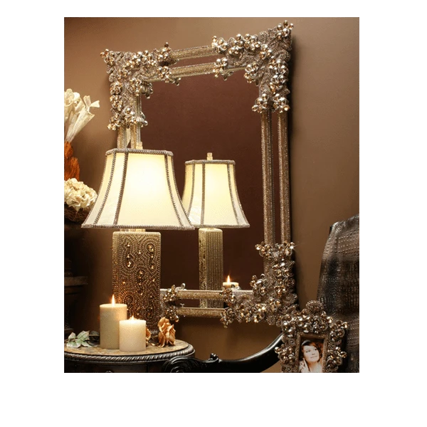 BB Simon Delicate Fashion Crystal Wall Mirror 6 BB Simon Delicate Fashion Crystal Wall Mirror - Image 6