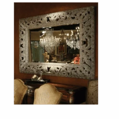 BB Simon Jeweled Rectangle Mirror -B.B Simon products m 506 bb simon blinged rectangle wall mirror 4 1