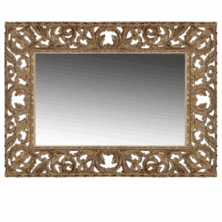 BB Simon Gold Swarovski Rectangle Mirror
