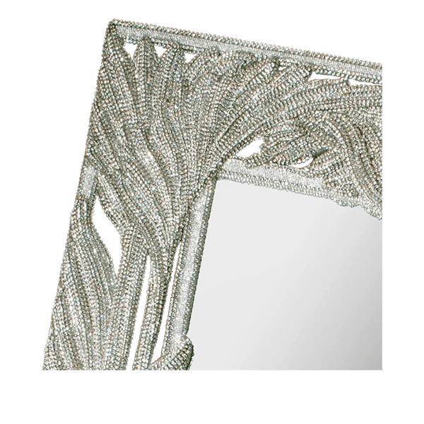 BB Simon Ornate Delicate Diamond Mirror 2 BB Simon Ornate Delicate Diamond Mirror - Image 2