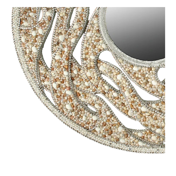 BB Simon California Jeweled Circle Mirror 2 BB Simon California Jeweled Circle Mirror - Image 2