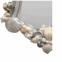 BB Simon Handmade Crystal Mirror -B.B Simon products m 515 bb simon royal crystal mirror 4 1