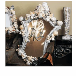 BB Simon Handmade Crystal Mirror -B.B Simon products m 515 bb simon royal crystal mirror 5 1