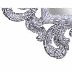 BB Simon Designer Ornate Diamond Mirror -B.B Simon products m 518 clear bb simon unique crystal mirror 3 2