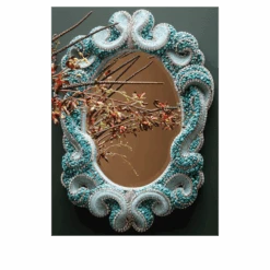 BB Simon Delicate Royal Blue Mirror -B.B Simon products m 520 bb simon blue crystal mirror 4 1