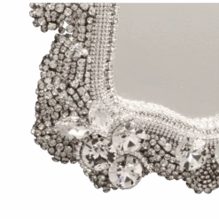 BB Simon Sparkling Princess Mirror -B.B Simon products m 524 bb white princess frame crystal mirror 3 1