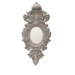 BB Simon Shaped Framed Diamond Mirror
