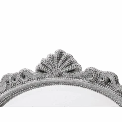 BB Simon Wide Crystal Swarovski Mirror -B.B Simon products m 530 bb simon wide round crystal mirror 3 1