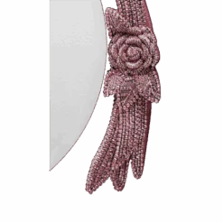 BB Simon Rose Pink Diamond Mirror -B.B Simon products m 532 ltrose bb simon sparkling rose custom mirror 3 1