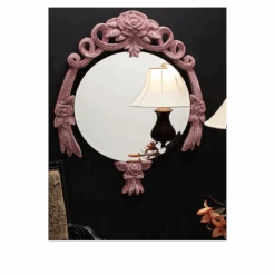 BB Simon Rose Pink Diamond Mirror -B.B Simon products m 532 ltrose bb simon sparkling rose custom mirror 4 1