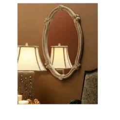 BB Simon Special Crystallized Oval Mirror -B.B Simon products m 535 gold bb simon shimmering oval mirror 3 1