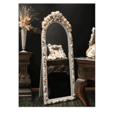 BB Simon Seashore Sparkle Mirror -B.B Simon products m 537 sh bb simon handcrafted jewel mirror 3 1