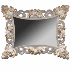 BB Simon Decor Wall Art Diamond Mirror