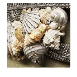 BB Simon Decor Wall Art Diamond Mirror -B.B Simon products m 539 bb simon wide crystal mirror 4 1