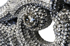 BB Simon Crystal Wall Art Mirror -B.B Simon products m 546 bb simon wide framed crystal mirror 6A 1