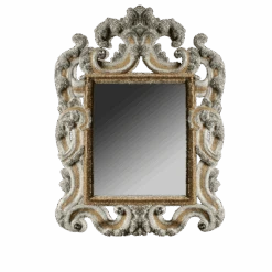 BB Simon Designer Ornate Crystal Mirror