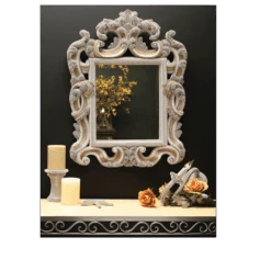 BB Simon Designer Ornate Crystal Mirror -B.B Simon products m 801 bb simon luxury diamond mirror 4 1