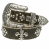 B.B.SIMON BLACK DIAMOND BELT