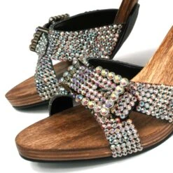 BB Simon Swarovski Rhinestone Crystal Womens Shoes Heels Pumps -B.B Simon products shoes 3881 ab 3