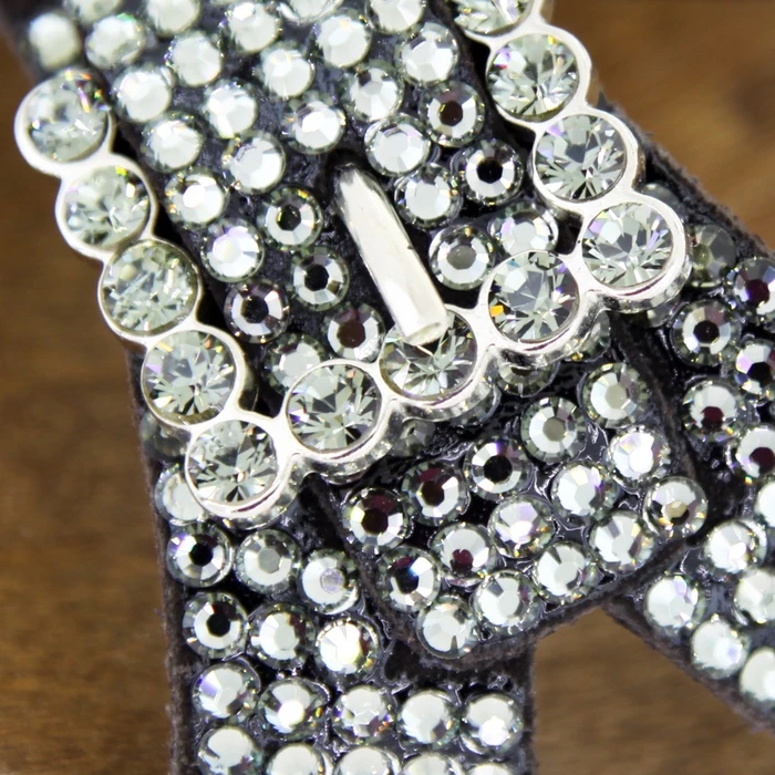 BB Simon Clear Swarovski Crystal Black Diamond Pumps Heels Women's Shoes 3 BB Simon Clear Swarovski Crystal Black Diamond Pumps Heels Women's Shoes - Image 3