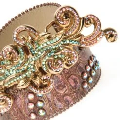 B.b.simon -B.B Simon products tallula rose peridot belt 3